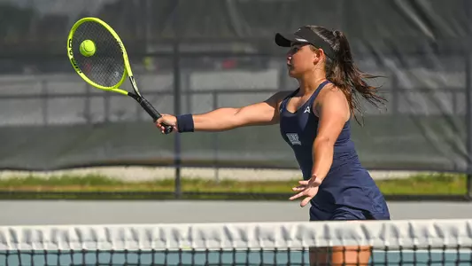 Ana Paula Melilo swings at the ball