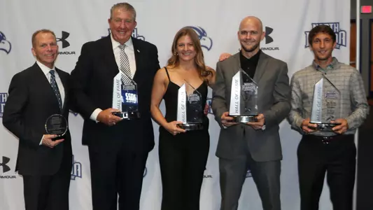 Inductees for the UNF Hall of Fame in 2022 included Lee Moon, Kaylie Wallace, Donnie Dewees and Alex Morrell