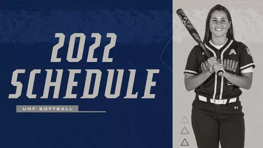 2022 softball schedule release graphic