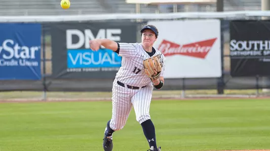 Rebecca Koskey throws the ball against Illinois State.