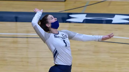 Julianna Askew makes a serve attempt