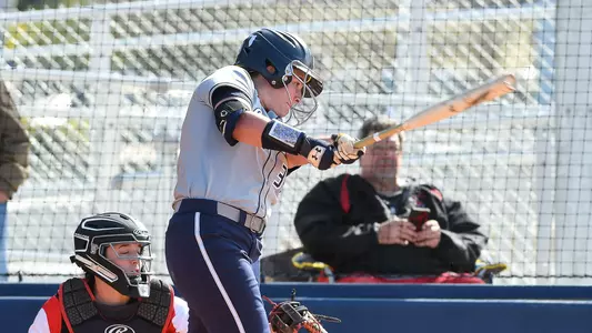 Logan Jackson hits against Stony Brook