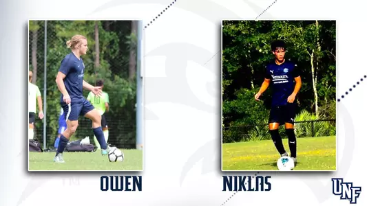Men's Soccer adds two- Owen and Niklas - during another signing period.