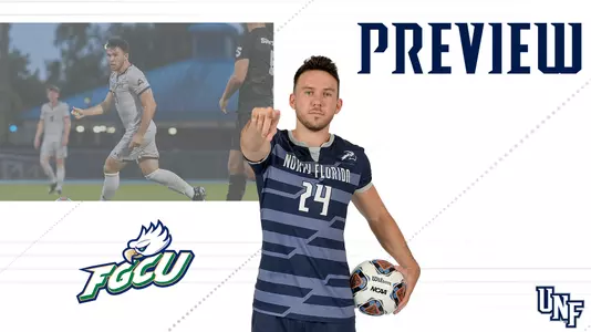 Men's soccer preview for match against FGCU featuring Cormac Begley