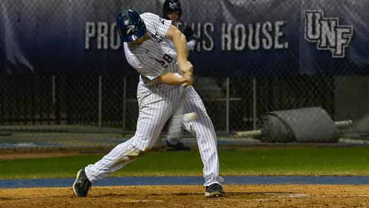 Alex Kachler striking the ball