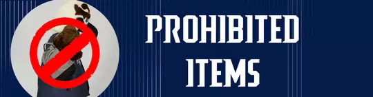 Prohibited Items header