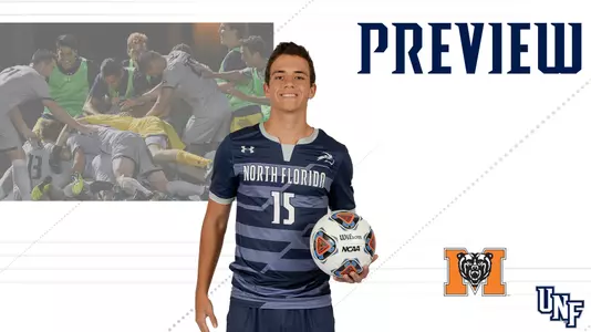 Men's Soccer Preview featuring Robbie Soronellas as they play Mercer.