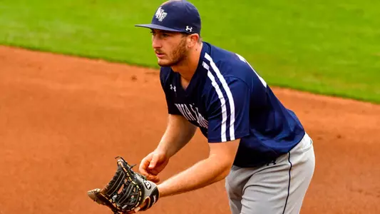 Alex Kachler in outfield