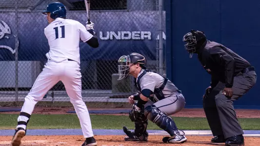 Blake Marabell stands at the plate.