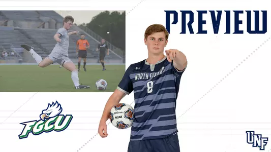 Men's soccer preview for match against FGCU featuring LJ Estes.
