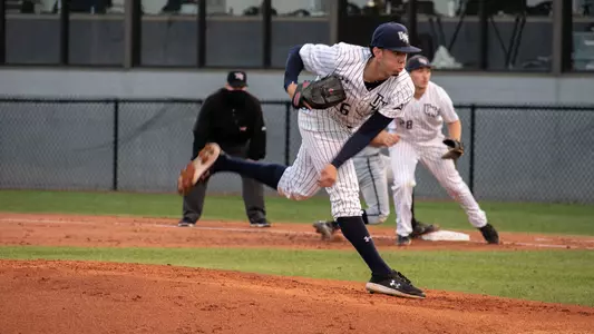 Rafael Santos follows through on a pitch