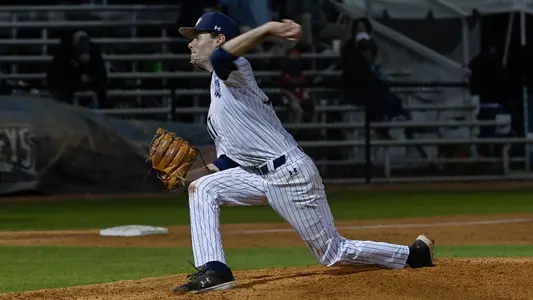 Eddie Miller delivers a pitch.