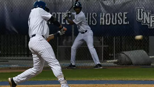 Ricky Presno swings at a pitch.