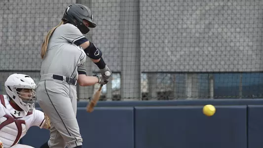 Logan Jackson hits against Boston College
