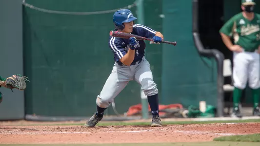 Aidan Sweatt in batting position