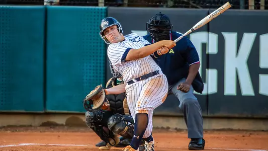 Paige Pfent hits a home run against Jacksonville.