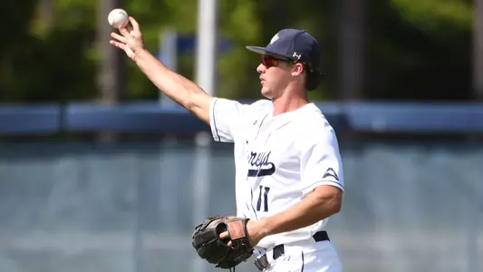 Blake Marabell throws the ball back into the infield