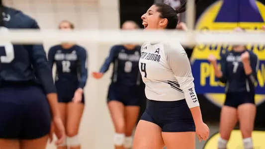Rocio Moro celebrates after a point