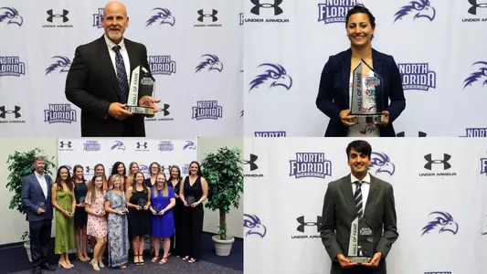 North Florida inducted its 2021 Hall of Fame Class including Phil Black, Carolina Lencina, Parker Smith and the 2012-14 Beach Volleyball teams