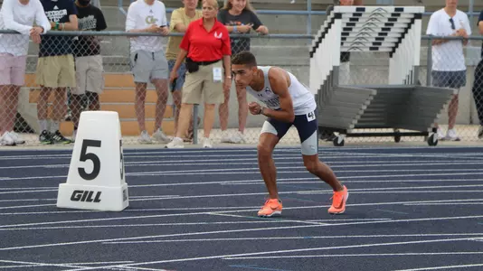 tim doyle on the line ready for the 800m in the East Prelims