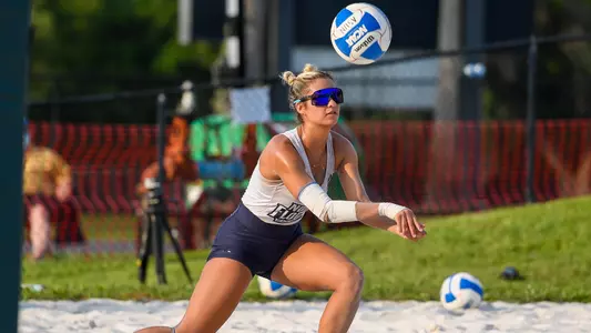 Marissa Rogers going for the ball