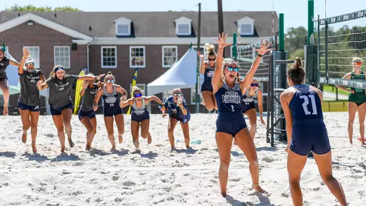 Team celebrates victory