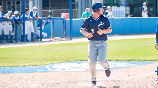 Alex Kachler runs the bases.