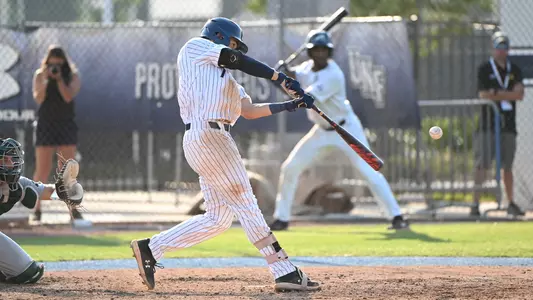 Ricky Presno swings at a pitch.