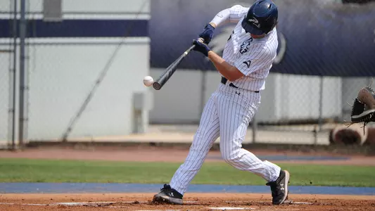 Cade Westbrook swings at a pitch.