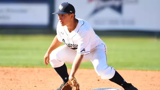 Aidan Sweatt at second base.
