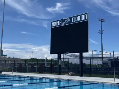 North Florida swimming video board