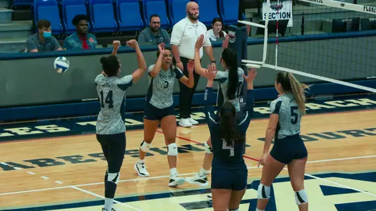 celebration photo from the match vs. Wofford