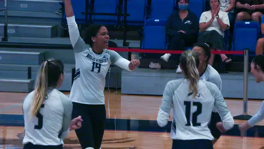 celebration photo during Stony Brook match