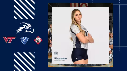 UNF Invite preview graphic with a picture of Solimar next to logos of the teams competing