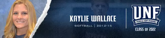 Former softball player Kaylie Wallace was elected to the 2022 Hall of Fame