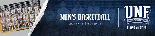 The 2014-15 and 2015-16 men's basketball teams were elected to 2022 Hall of Fame