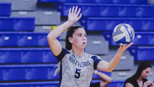 Julianna Askew serving