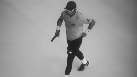 Breno cheering after a point at FSU