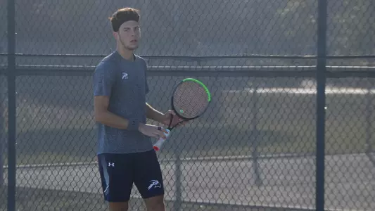 Jonas cheering after a point