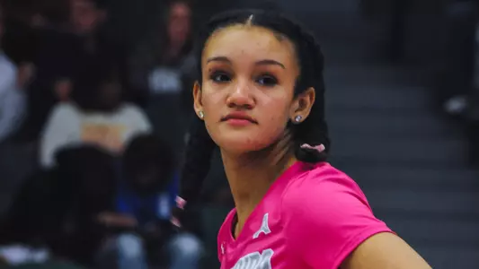 Kailey McKnight looking over