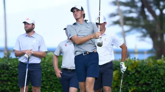 Nick Gabrelcik tees off in final round at Hawaii
