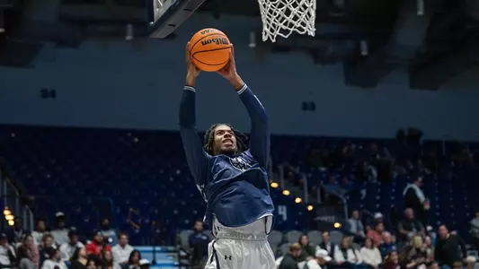 Trent Coleman going up for a dunk