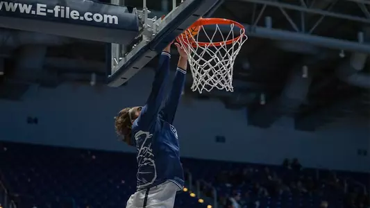 Mark Flakus going up for a dunk
