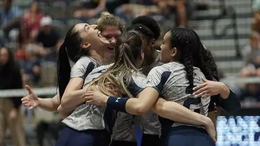 North Florida Volleyball team photo post game