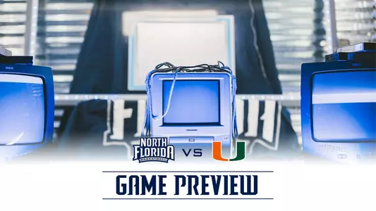 WBB preview graphic against Miami 2022