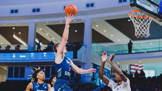 Carter Hendricksen shooting a jump shot