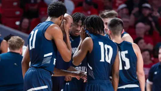 men's basketball team photo at Houston