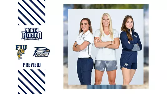 women's tennis preview with fiu and georgia southern logos
