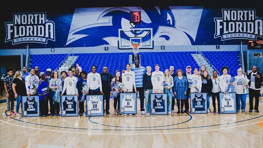 unf women's basketball senior day