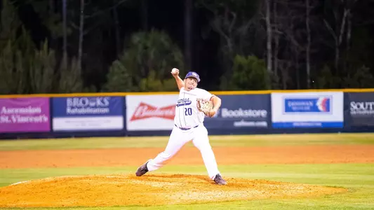 Jason Gonzalez grinding out strikes against UConn.